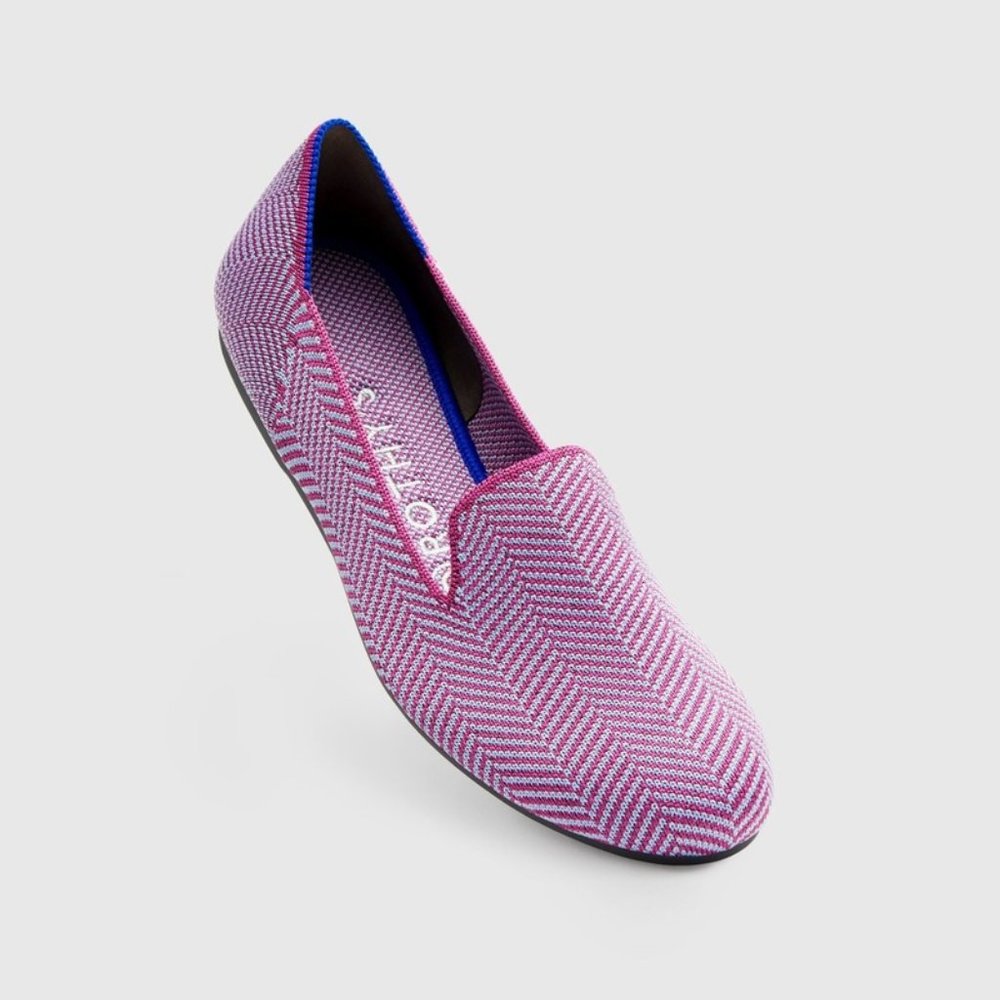 Rothy's sz 8 Amethyst Herringbone EUC